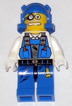 LEGO Minifigure-Power Miner: Brains-Power Miners-PM007-Creative Brick Builders